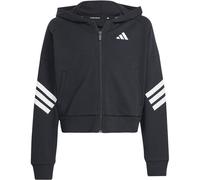 ADIDAS Kinder Kapuzensweat Future Icons 3-Streifen Kids (JJ4847) 164 BLACK/WHITE