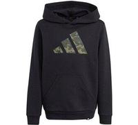 ADIDAS Kinder Kapuzensweat Kapuzenpullover mit Camouflage-Grafik für Kinder BLACK - Gr. - 164