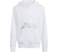 ADIDAS Kinder Kapuzensweat Seasonal Essentials Glam Cotton Kids (JC7504) 164 WHITE/SILVMT