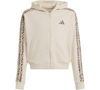 SEASONALS ANIMAL KAPUZENJACKE, DURCHGEHENDER REISSVERSCHLUSS Crystal Linen / Multicolor / Dark Brown 128