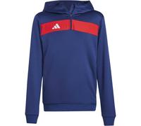 adidas Tiro 25 Essentials Sweat Hoodie Kinder JD3054 - team navy blue/red 128