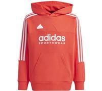 ADIDAS Kinder Kapuzensweat Tiro Kids Fleece (IX9285) 140 BRIRED/WHITE