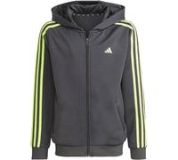 ADIDAS Kinder Kapuzensweat Train Essentials AEROREADY 3-Streifen Regular-Fit (IJ9552) 176 CARBON/LUCLEM
