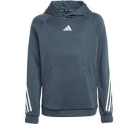 ADIDAS Kinder Kapuzensweat Train Icons AEROREADY 3-Streifen (IJ5883) 152 ARCNGT/PULLIM/WHITE