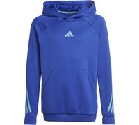 ADIDAS Kinder Kapuzensweat U TI HOODIE (IC7492) 128 LUCBLU/WHITE/SELUFU
