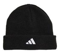 adidas Unisex Kinder Little Kids 3 Stripes Beanie, Black, XS