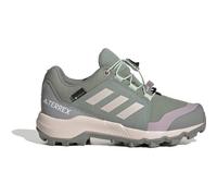 adidas Unisex Kinder Terrex Gore-TEX Hiking Shoes Kids, Silver Green/Linen Green/Preloved Fig, 39 1/3 EU
