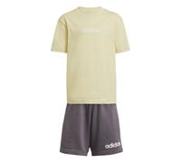 adidas Kinder Set LK LIN T-SET JC9751 110 Powder Yellow/White