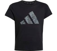 ADIDAS Kinder Shirt Girls Animal Big Logo Single Jersey (KC5448) 140 BLACK