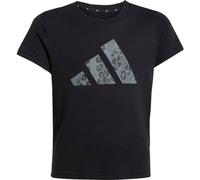 ADIDAS Kinder Shirt Girls Animal Big Logo Single Jersey (KC5448) 164 BLACK
