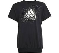 T-Shirt ADIDAS SPORTSWEAR "JG GLM T", Kinder, Gr. 164, schwarz, Obermaterial: 100% Baumwolle, sportlich, Rundhals, Kurzarm, Shirts (40667269-164) schwarz