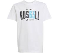 adidas Performance Mercedes AMG Petronas Formel 1 Team George Russell T-Shirt Kinder JZ8907 - white 152