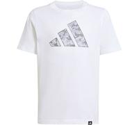 T-Shirt ADIDAS SPORTSWEAR "J CAMO T", Jungen, Gr. 176, weiß, Obermaterial: 100% Baumwolle, Shirts T-Shirt (75288261-176) weiß