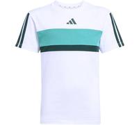 ADIDAS Kinder Shirt Seasonal Essentials Tiberio 3-Streifen Kids (JX0192) 164 WHITE/PURTEA/AURIVY