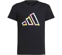 Tech Logo Graphic Kids T-Shirt Black 164