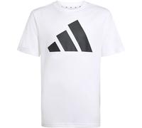 ADIDAS Kinder Shirt TRAIN ESSENTIALS BIG LOGO (KB6806) 128 WHITE/BLACK