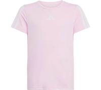 ADIDAS Kinder Shirt Training Essentials 3-Streifen Kids (JW5018) 116 CLPINK/WHITE