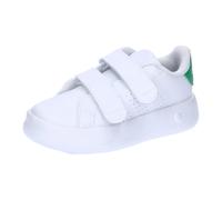 adidas Unisex Baby Advantage Shoes Kids, Cloud White / Cloud White / Green, 25 EU