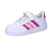 adidas BREAKNET 2.0 Shoes Children Schuhe, Cloud White/Lucid Fuchsia/Beam pink, 28 EU