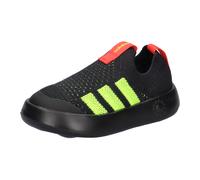 Slip-On Sneaker ADIDAS SPORTSWEAR "BUBBLECOMFY KIDS", Kinder, Gr. 25, core schwarz, lucid lemon, lucid rot, Textil, Schuhe, für Kinder (71506429-25) core schwarz, lucid lemon, lucid rot