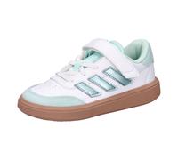 adidas Kinder Sneaker COURTBLOCK EL C JH8569 35 Ftwr White/Magic Grey/Mint