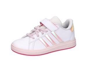 adidas Kinder Sneaker GRAND COURT 2.0 EL C JS3939 33 Ftwr White/Iridescent/Pink