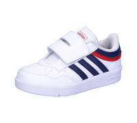 adidas Hoops 4.0 Sneaker Kinder JI3488 - cloud white/dark blue/better scarlet 25