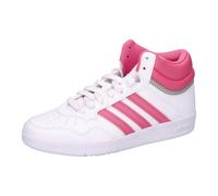 adidas Hoops 4.0 Mid-Top Sneaker Kinder JI0906 - cloud white/pink fusion/grey two 36 2/3