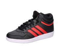 adidas Hoops 4.0 Mid-Top Sneaker Kinder JI3475 - core black/better scarlet/cloud white 36