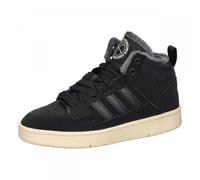 adidas Kinder-Jungen-Sneaker RAPID COURT MID J WINTERIZED Schwarz-Grau-Weiß
