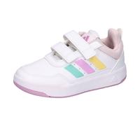 Sneaker ADIDAS SPORTSWEAR "TENSAUR SPORT 3.0 CF K", Mädchen, Gr. 30, cloud weiß, bliss lila, clear pink, Synthetik, Textil, Schuhe Sneaker, mit Klettverschluss, für Kinder & Jugendliche (38112349-30)