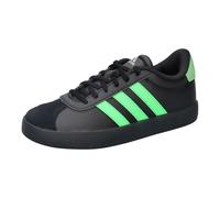 adidas Unisex Kinder Vl Court 3.0 Kids Shoes, core Black/Screaming Green/Carbon, 37 1/3 EU
