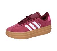adidas Unisex Kinder VL Court Bold Shoes JUNIOR, Shadow Red/Cloud White/Pink Fusion, 35 1/2 EU