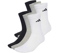 ADIDAS Kinder Socken Cushioned Crew, 6 Paar (JW6008K) XL WHITE/MGREYH/BLACK