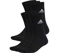 ADIDAS Kinder Socken Cushioned Sportswear Crew, 6 Paar (IC1316K) 49-51 BLACK/WHITE
