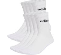 ADIDAS Kinder Socken LINEAR CUSHIONED CREW SOCKEN 10ER-PACK (KF9091K) 46-48 WHITE/BLACK