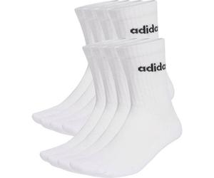 ADIDAS Kinder Socken LINEAR CUSHIONED CREW SOCKEN 10ER-PACK (KF9091K) 46-48 WHITE/BLACK