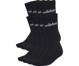 ADIDAS Kinder Socken LINEAR CUSHIONED CREW SOCKEN 10ER-PACK (KF9092K) 49-51 BLACK/WHITE