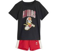 adidas Unisex Baby DISNEY MICKEY MOUSE T-SHIRT SET, black/off white, 0-3 Months