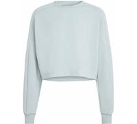 adidas - Kid's Future Icons 3-Stripes Crew - Pullover, Gr. 152, grau (WonderSage/TactileGreen)