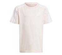 T-Shirt ADIDAS SPORTSWEAR "LK 3S CO TEE" Gr. 116, pink (sandy pink, white) Kinder Shirts (88284048-116) sandy pink, white