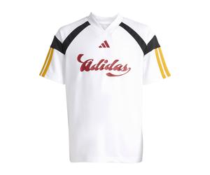 adidas Kinder T-Shirt J HOT Tee KH3799 152 White/Gold/Red/Black
