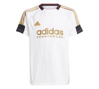adidas Kinder T-Shirt J NP TEE IW1530 140 White/Black/Team Victory Red/St Tan