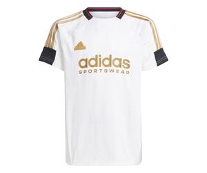 adidas Kinder T-Shirt J NP TEE IW1530 140 White/Black/Team Victory Red/St Tan