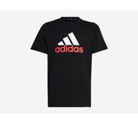 adidas Kinder T-Shirt U BL 2 TEE BLACK/BRIRED 176