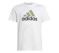 adidas Kinder T-Shirt U BL 2 TEE IX9527 152 White/Tent Green