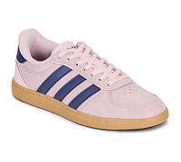 Sneaker ADIDAS SPORTSWEAR "BREAKNET SL R KINDER", Mädchen, Gr. 35,5, clear pink, dunkelblau, gum 3, Leder, Synthetik, Schuhe Sneaker, inspiriert vom Design des adidas handball spezial (31338846-3