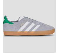 Sneaker ADIDAS ORIGINALS "GAZELLE", Gr. 36, halo silber, cloud weiß, grün, Leder, Synthetik, Schuhe (70884421-36) halo silber, cloud weiß, grün
