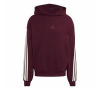 adidas KIT 3-STRIPES Herren Hoodie Kapuzenpullover maroon/off-white rot Größe M - 4069991552628