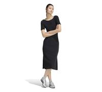 adidas Kit Small Logo Rib Kleid Damen KF2434 - black XS